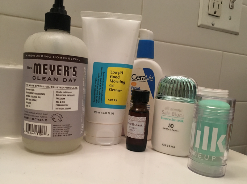 I do not have a medicine cabinet, which is why my crap is all over the place.